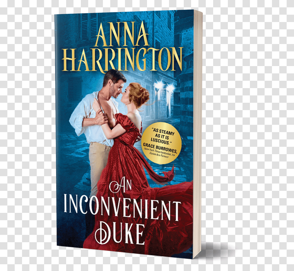 Picture An Inconvenient Duke, Poster, Person, Novel, Book Transparent Png