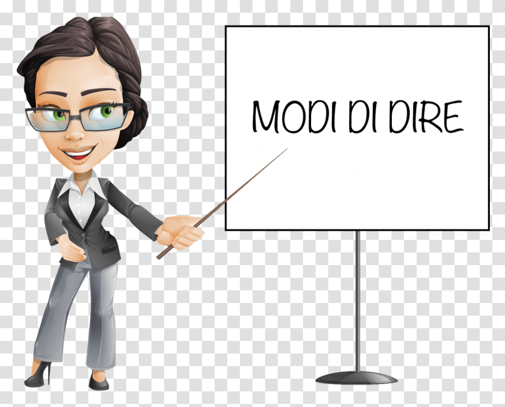 Picture Animated Character For Business, Person, Female, Performer, Crowd Transparent Png