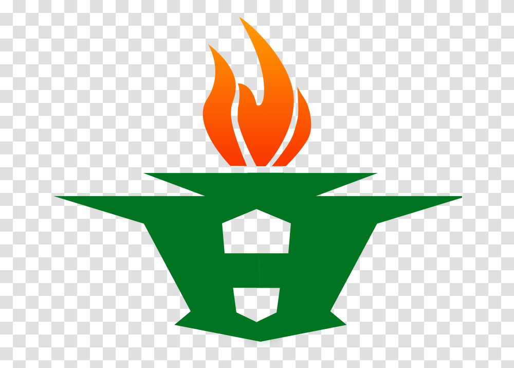 Picture Ann Arbor Huron High School Logo, Light, Torch Transparent Png