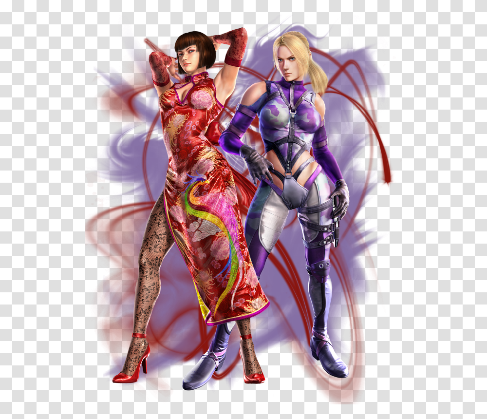 Picture Anna And Nina Williams, Costume, Dance Pose, Leisure Activities, Person Transparent Png