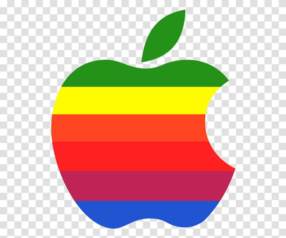 Picture Apple Logo Bunt, Trademark, Badge Transparent Png
