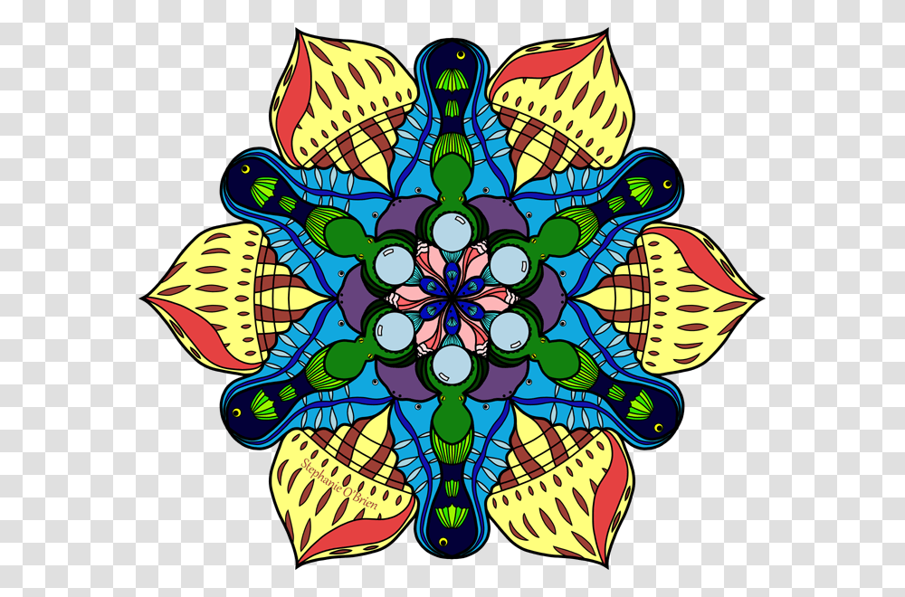 Picture, Stained Glass, Pattern Transparent Png