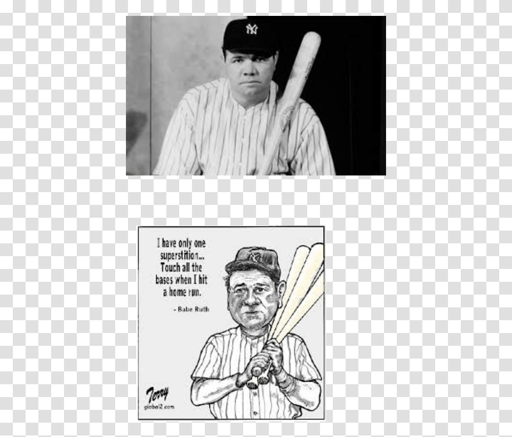 Picture Babe Ruth L Quotes, Person, Human, Face Transparent Png