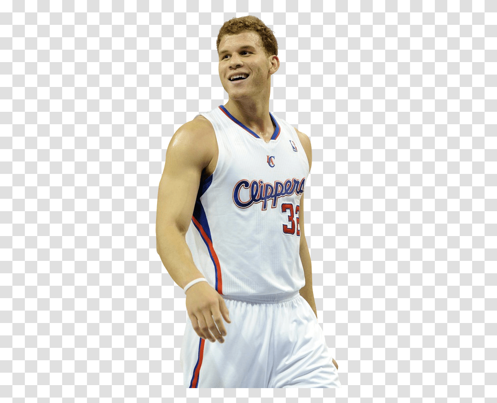 Picture Blake Griffin Clippers, Shirt, Person, Jersey Transparent Png