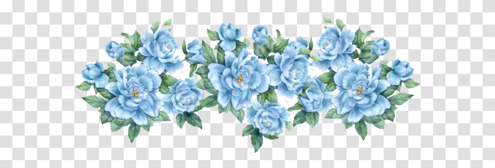 Picture Blue Flowers, Floral Design, Pattern Transparent Png
