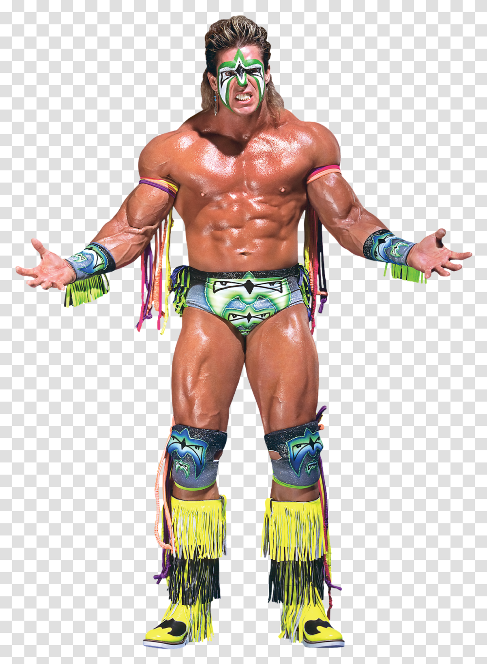 Picture Body Ultimate Warrior Wwe, Person, Skin, Clothing, Leisure Activities Transparent Png