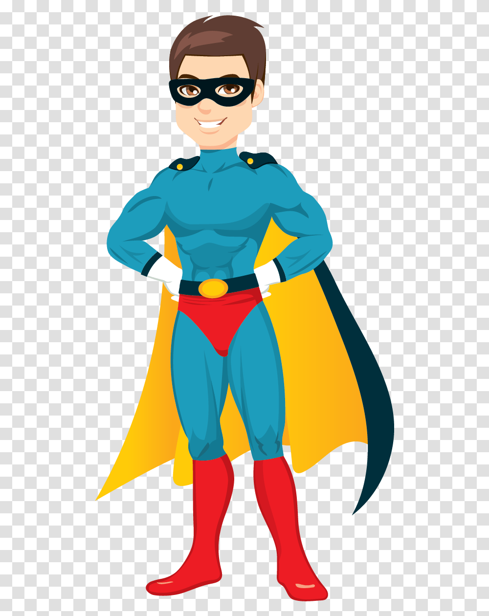 Picture Character Traits Sh Superhero Man Clipart, Sleeve, Apparel, Costume Transparent Png