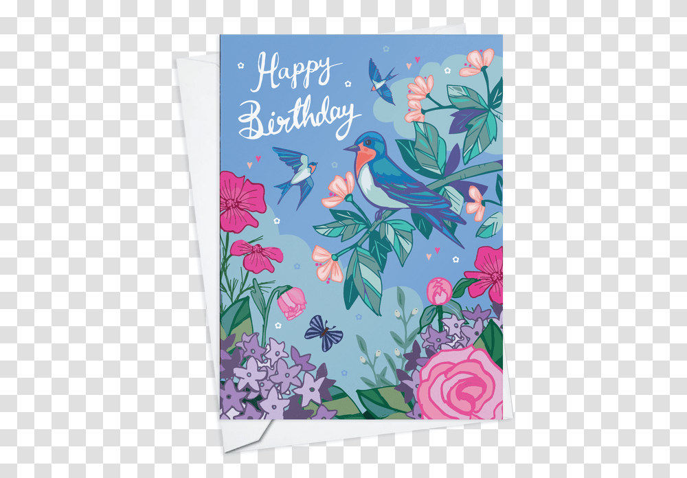 Picture Christmas Card, Bird, Animal, Floral Design, Pattern Transparent Png