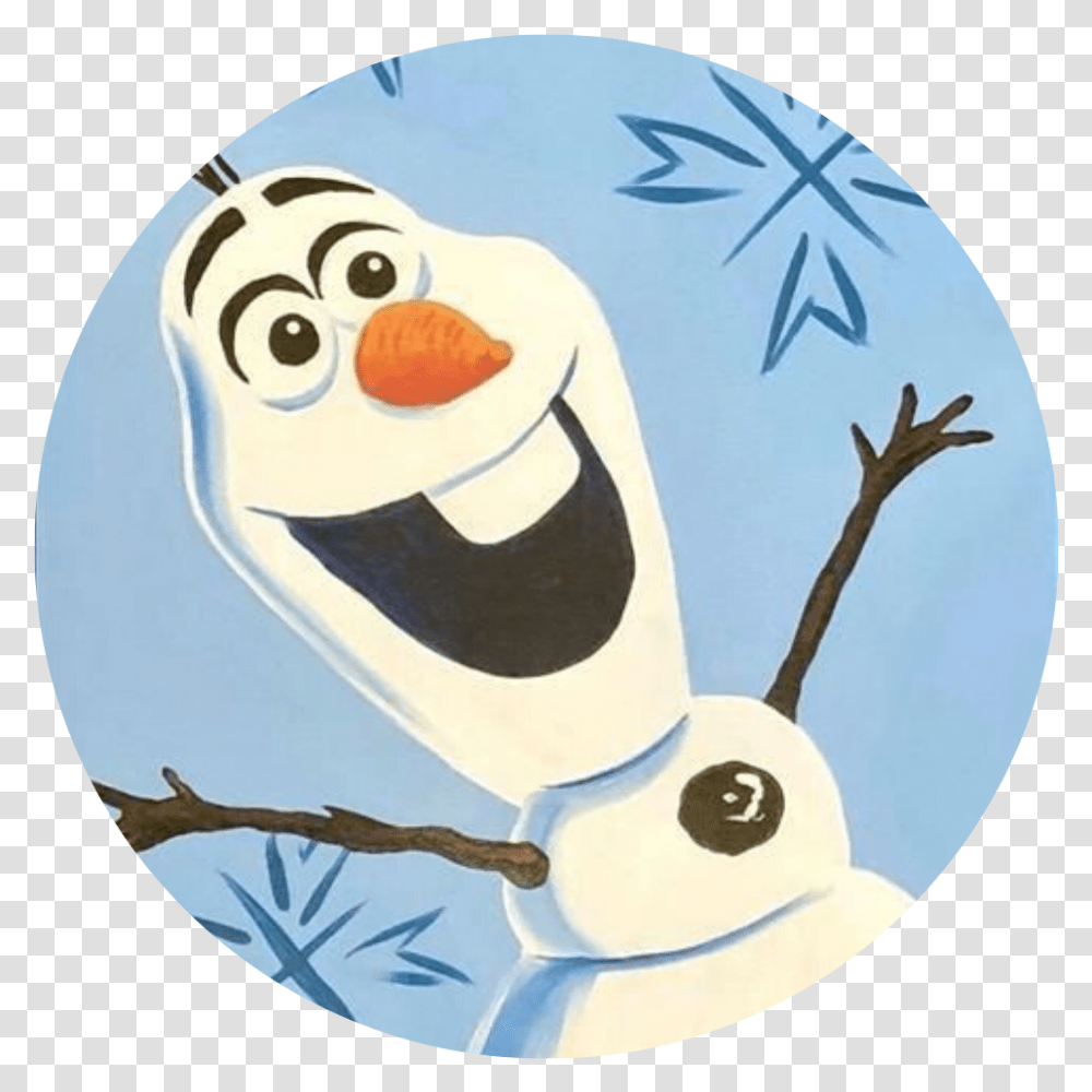 Picture Easy Frozen Paintings, Animal, Bird, Snowman, Outdoors Transparent Png