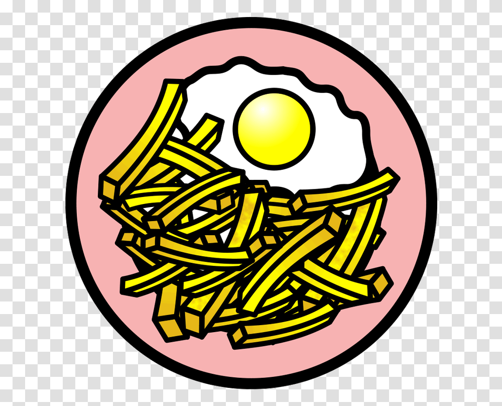 Picture Egg And Chips Clipart, Food, Meal Transparent Png