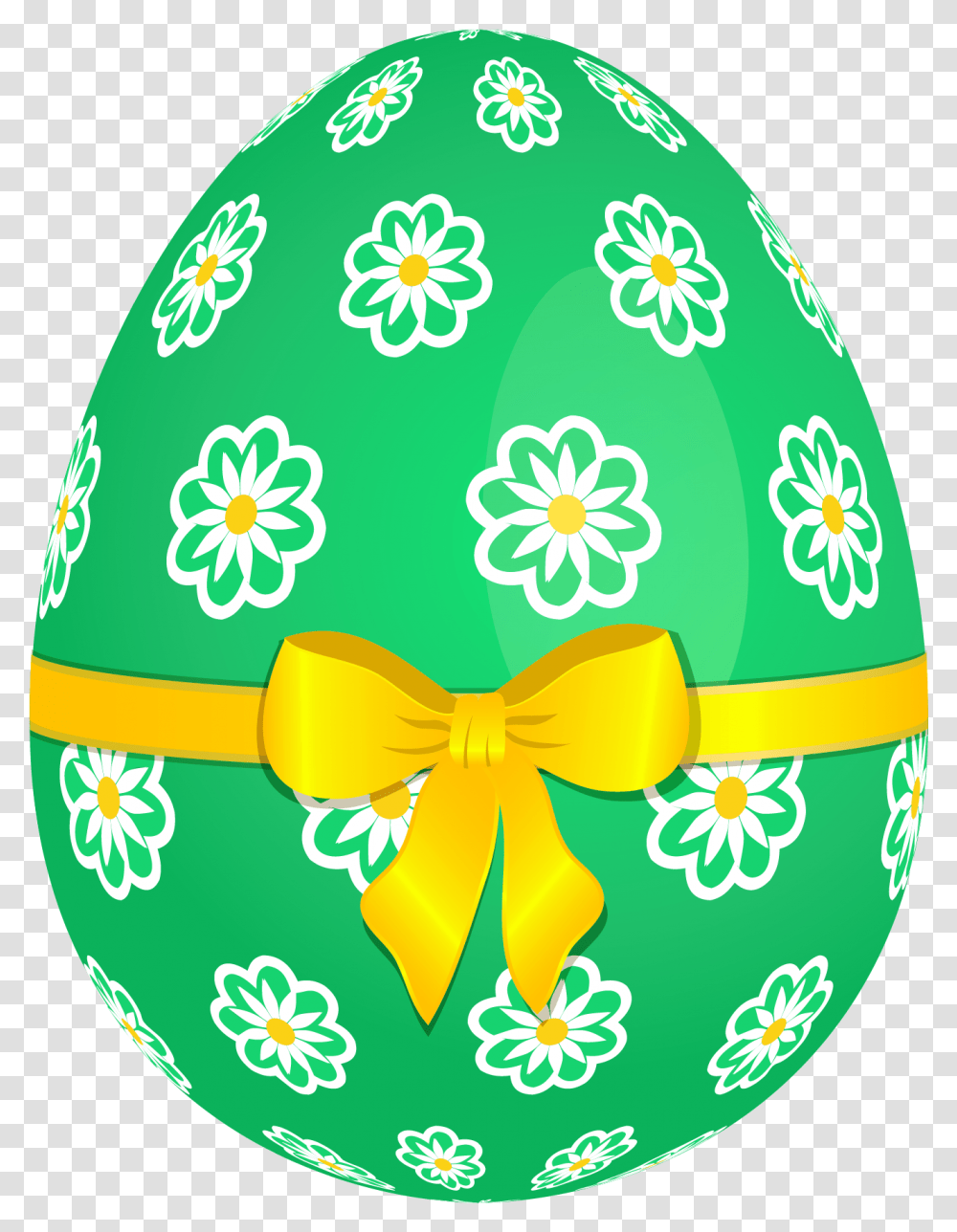 Picture Egg Yellow Bow Green Flowers Green Easter Egg, Food, Baseball Cap, Hat, Clothing Transparent Png