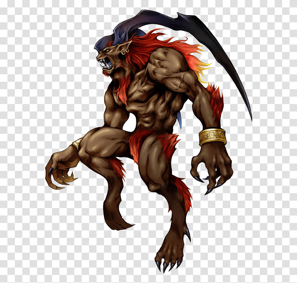 Picture Final Fantasy Summon Ifrit, Person, Human, Statue, Sculpture Transparent Png