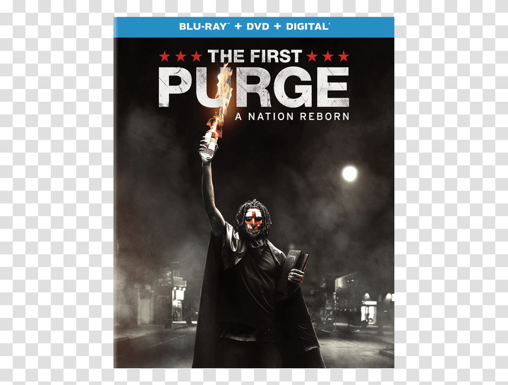 Picture First Purge Blu Ray, Person, Helmet, Poster Transparent Png