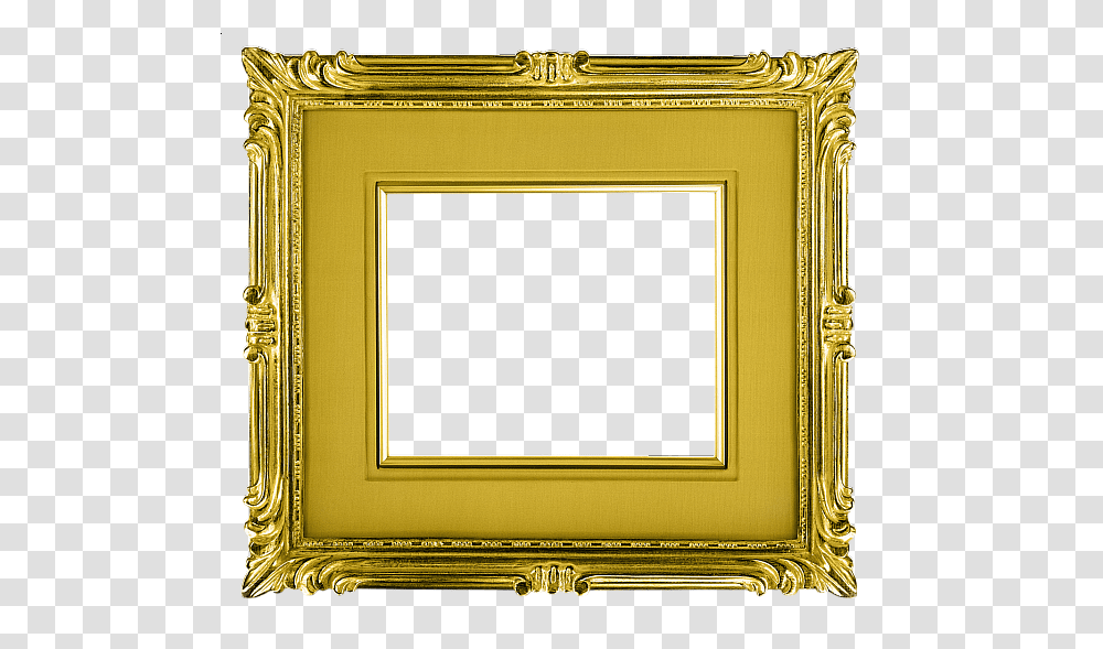 Picture Frame, Gold, Treasure, Monitor Transparent Png