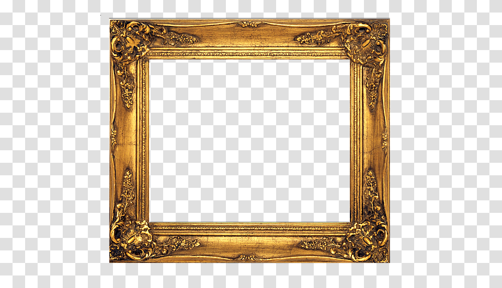 Picture Frame, Painting, Mirror, Gold Transparent Png