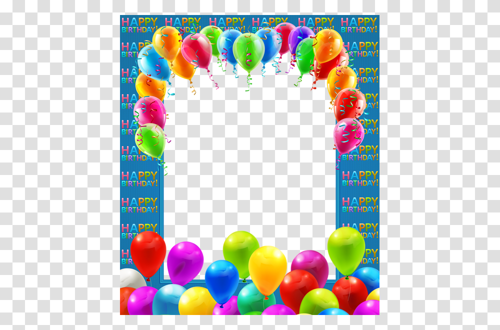 Picture Frame, Balloon, Birthday Cake, Dessert Transparent Png