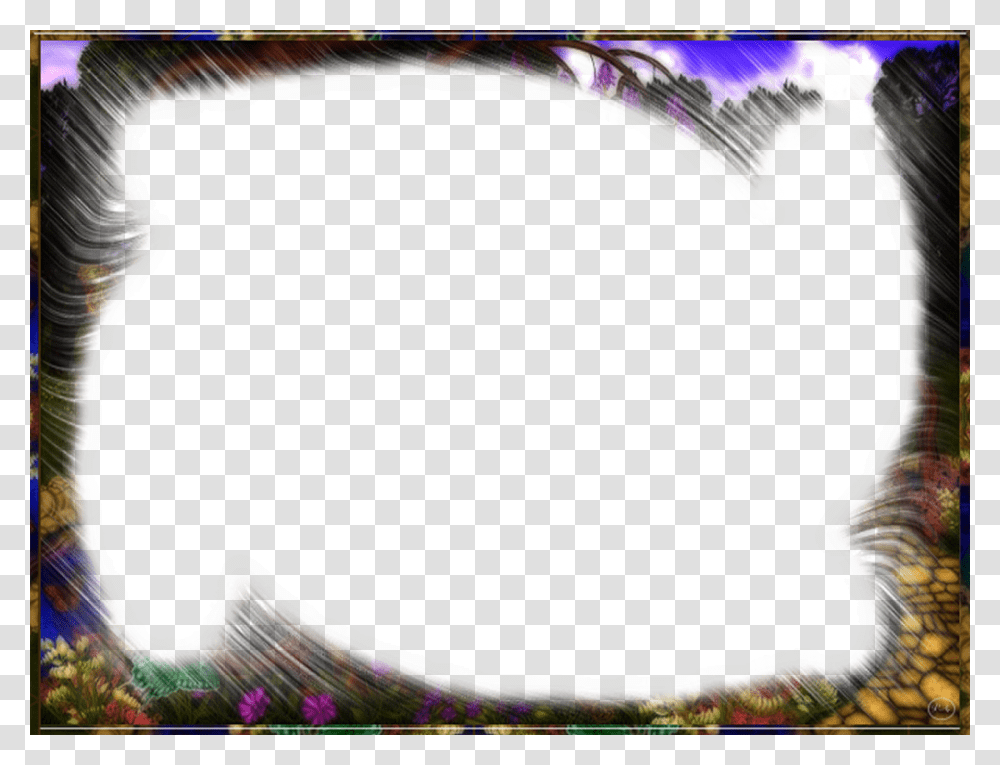 Picture Frame, Bush, Plant, Person, Pattern Transparent Png