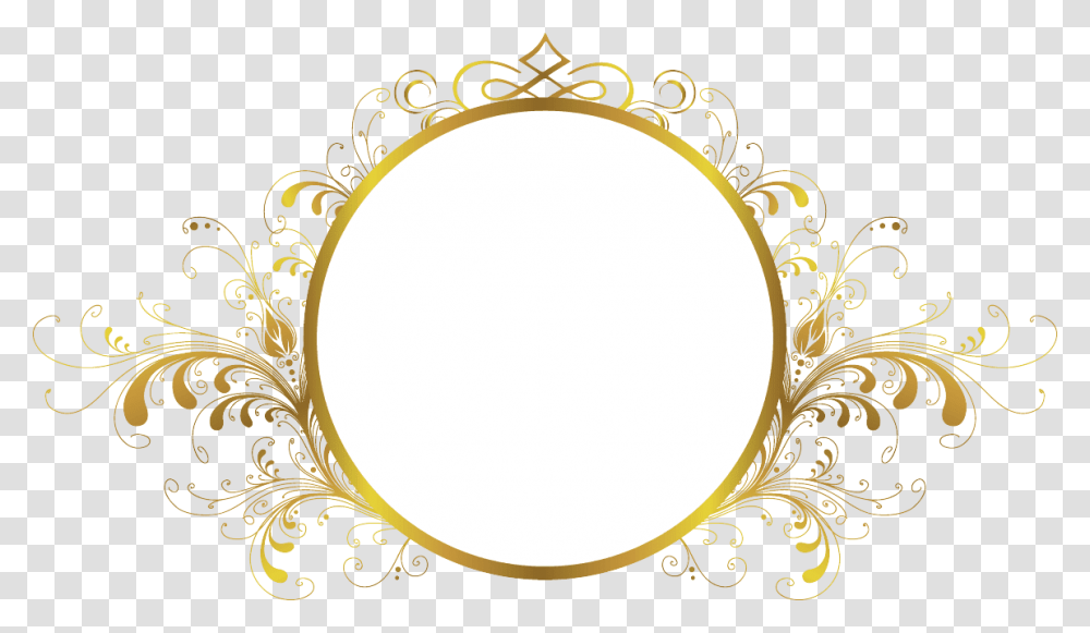 Picture Frame Circle, Oval, Floral Design, Pattern Transparent Png