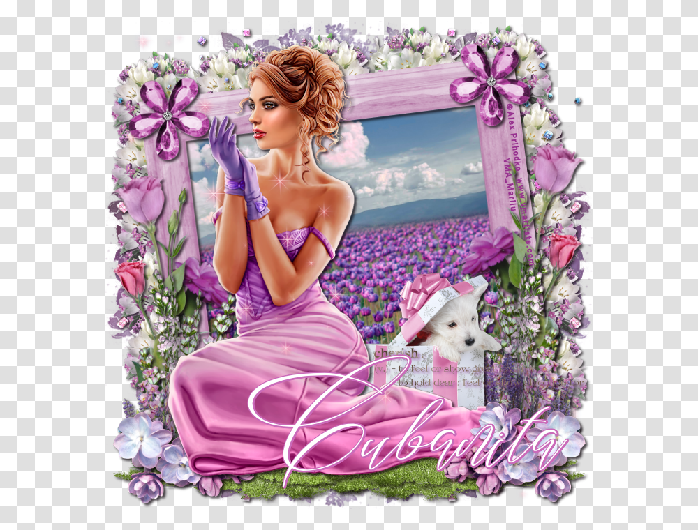 Picture Frame, Person, Flower, Plant Transparent Png