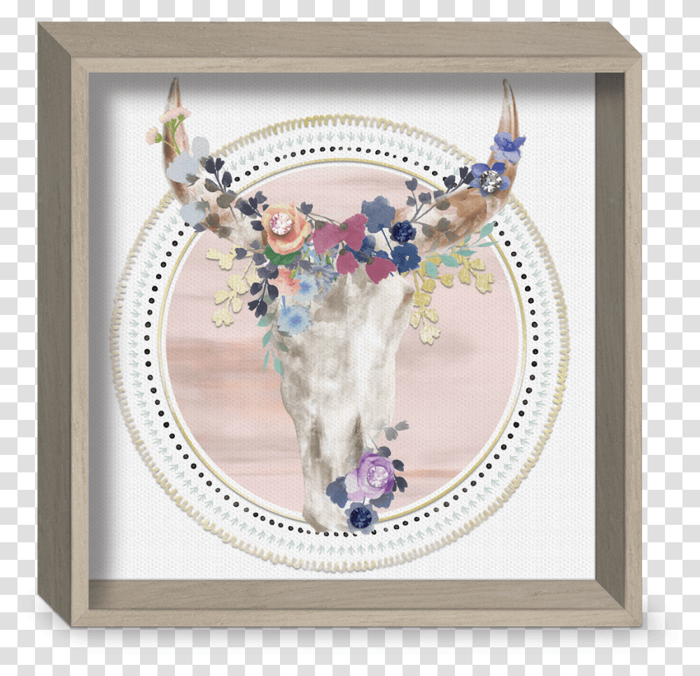 Picture Frame, Embroidery, Pattern, Floral Design Transparent Png