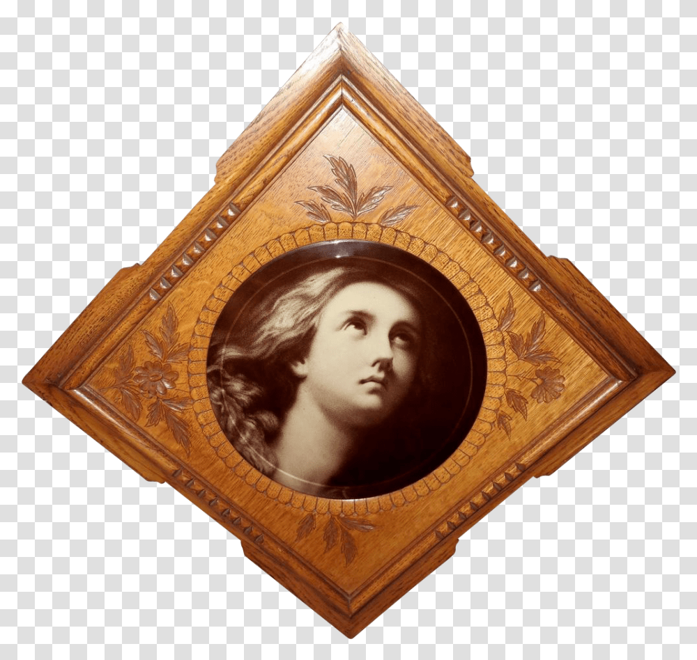 Picture Frame, Head, Person, Wood Transparent Png