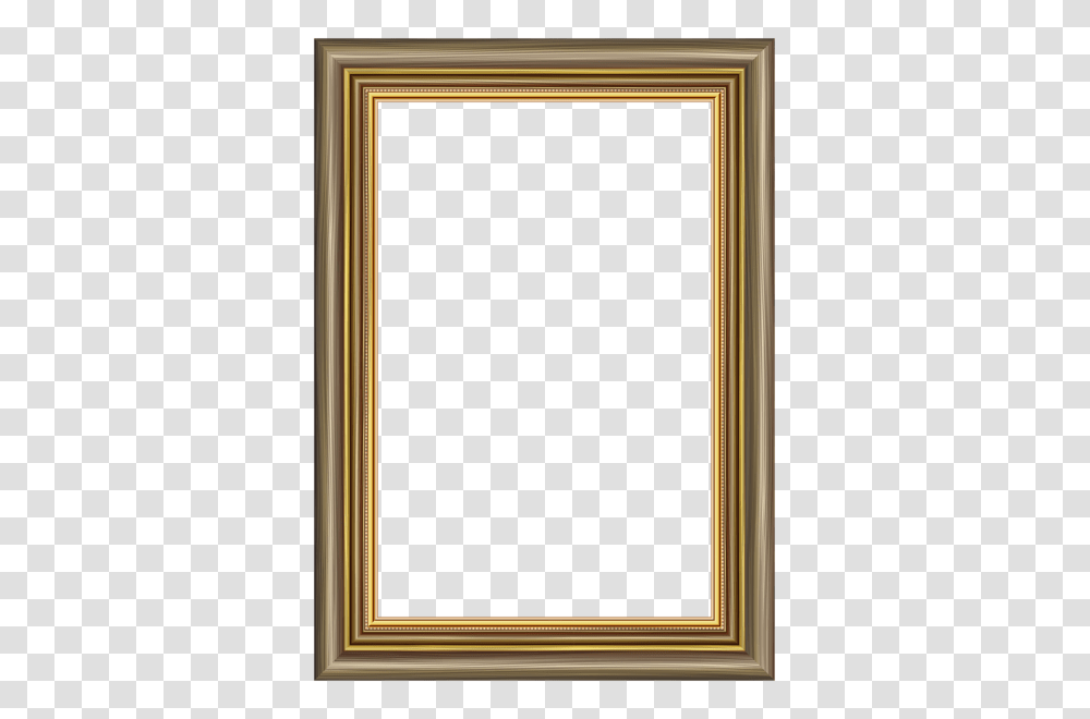 Picture Frame, Mirror, Gold, Phone, Electronics Transparent Png