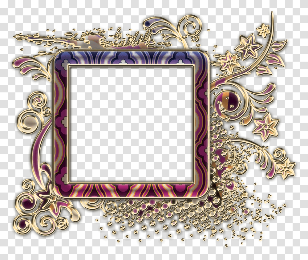Picture Frame, Pattern, Ornament, Fractal Transparent Png