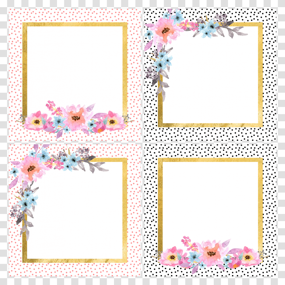 Picture Frame, Pattern, Rug Transparent Png