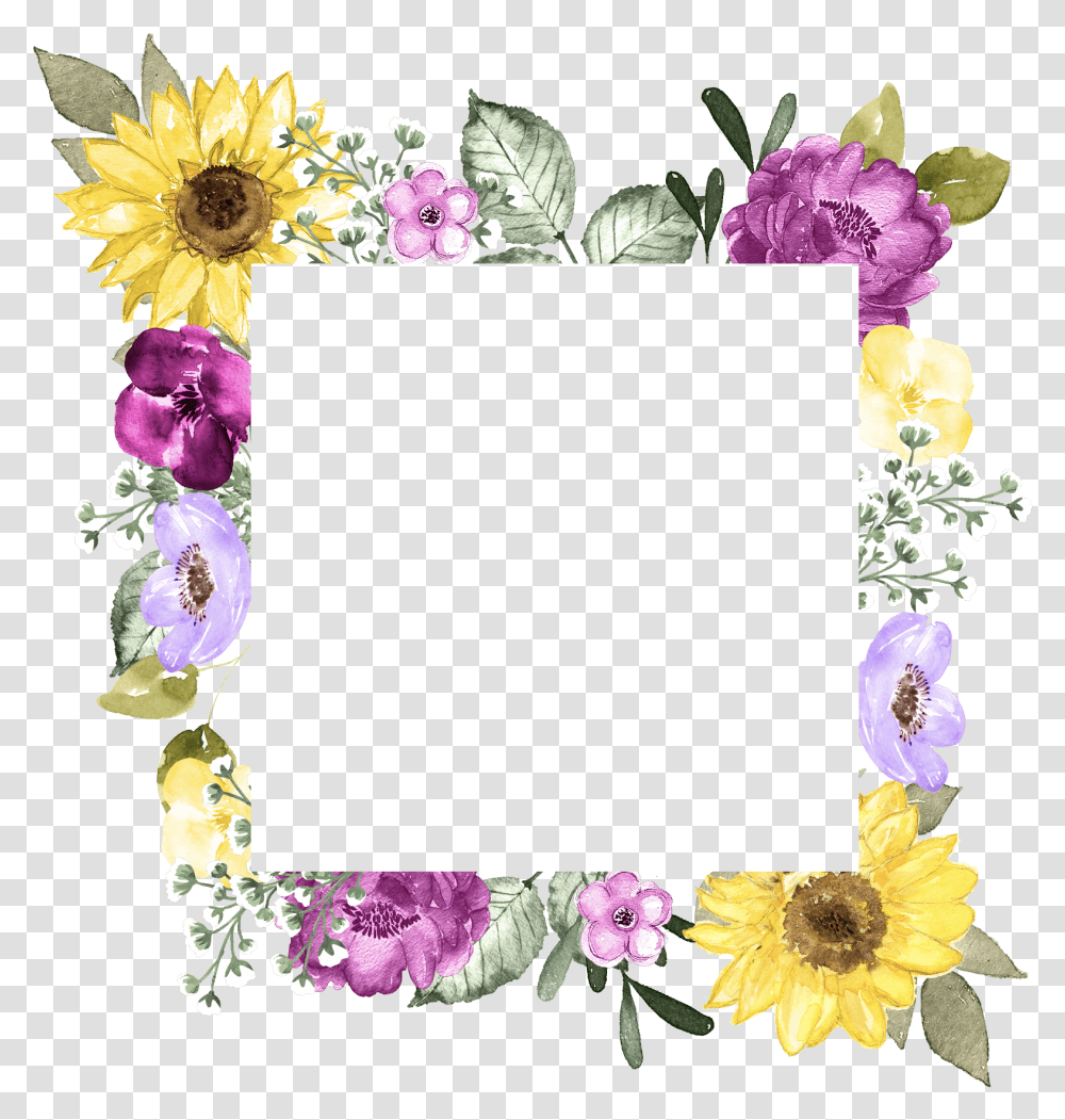 Picture Frame, Plant, Flower, Blossom, Flower Arrangement Transparent Png