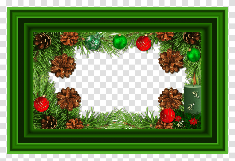 Picture Frame, Plant, Green, Tree, Wreath Transparent Png