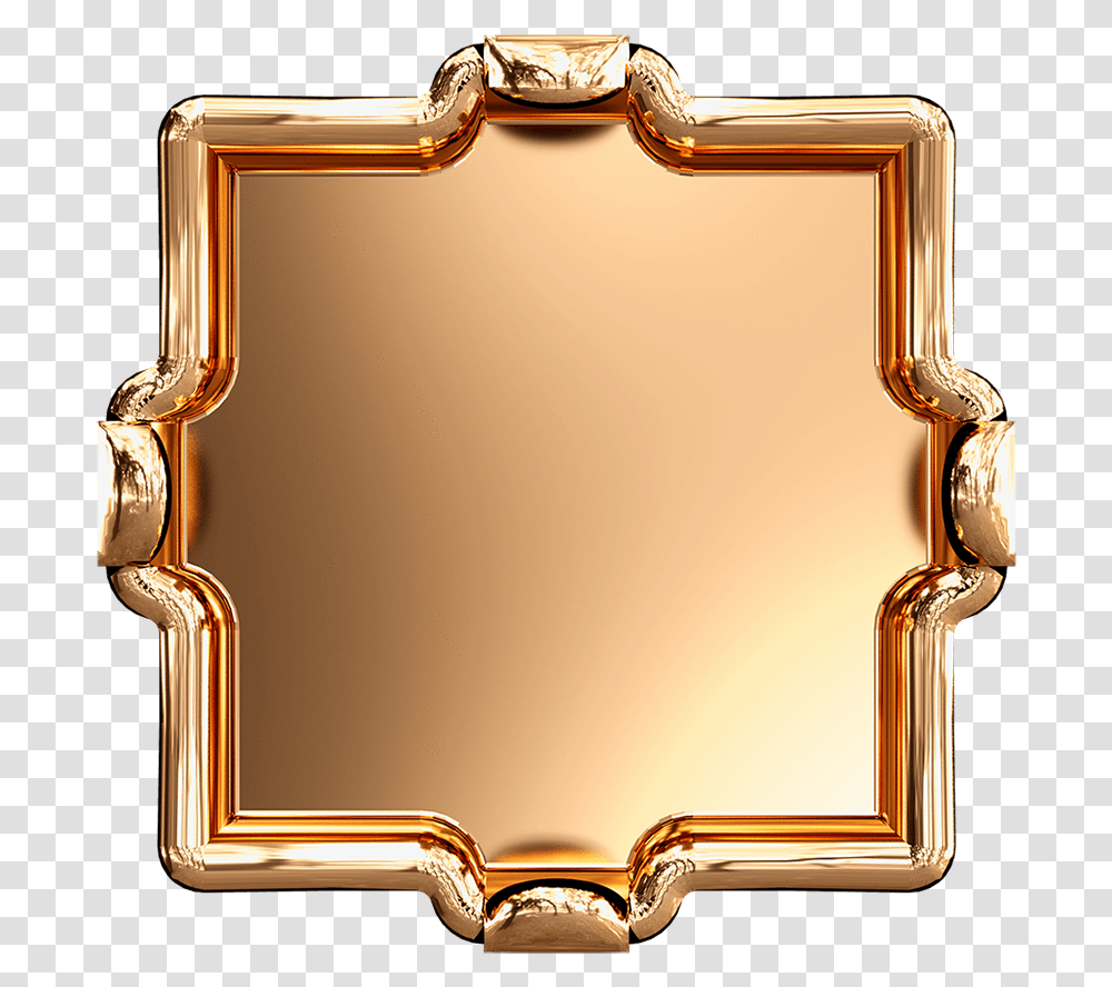 Picture Frame, Sink Faucet, Mirror, Gold Transparent Png