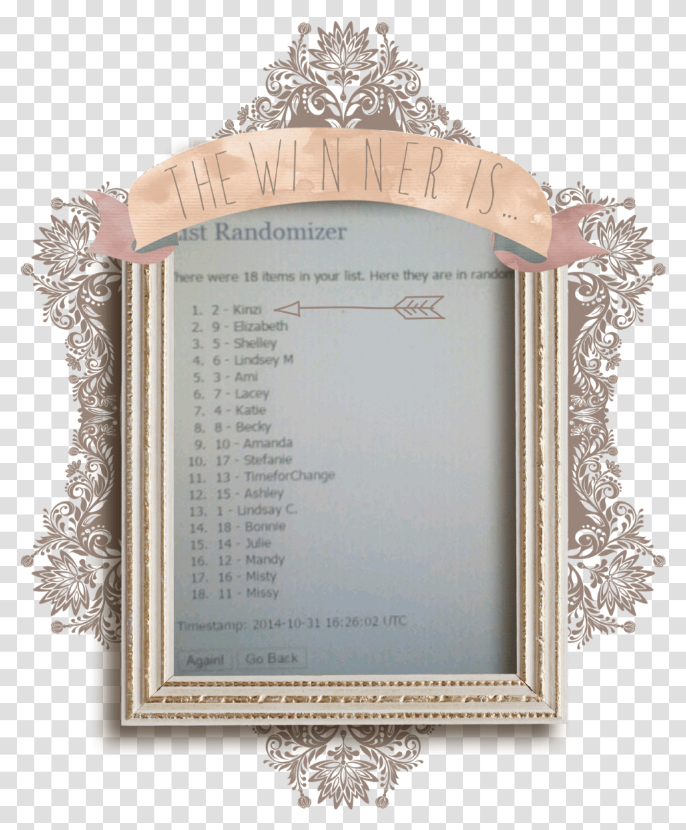 Picture Frame, Page, Scroll, Plant Transparent Png