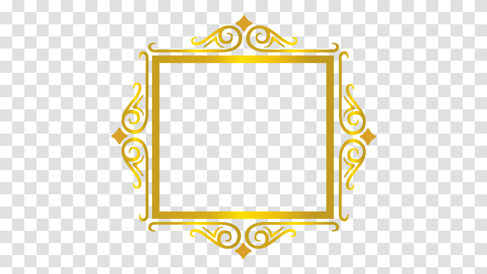 Picture Frame, Screen, Electronics, Gold Transparent Png