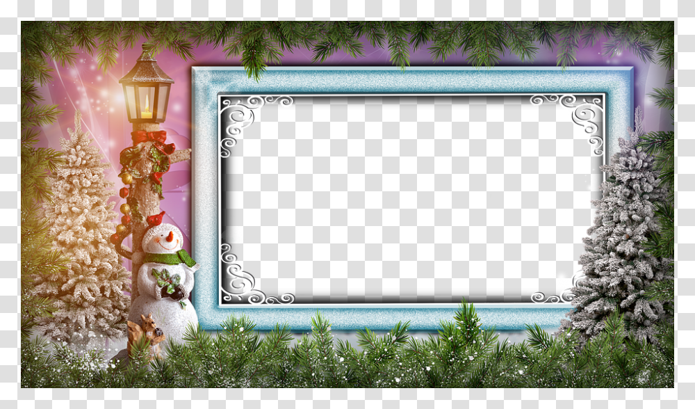 Picture Frame, Tree, Plant, Ornament, Monitor Transparent Png