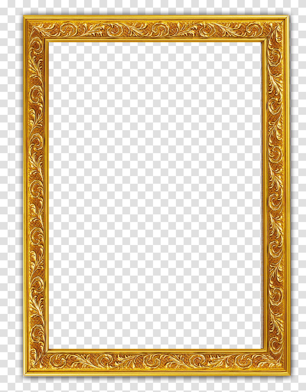 Picture Frame Wallpaper Gold Frame Border Transparent Png