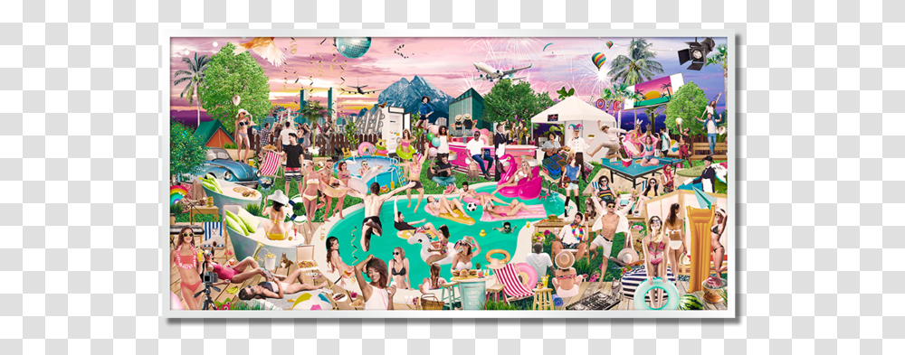 Picture Frame, Water, Person, Water Park, Amusement Park Transparent Png