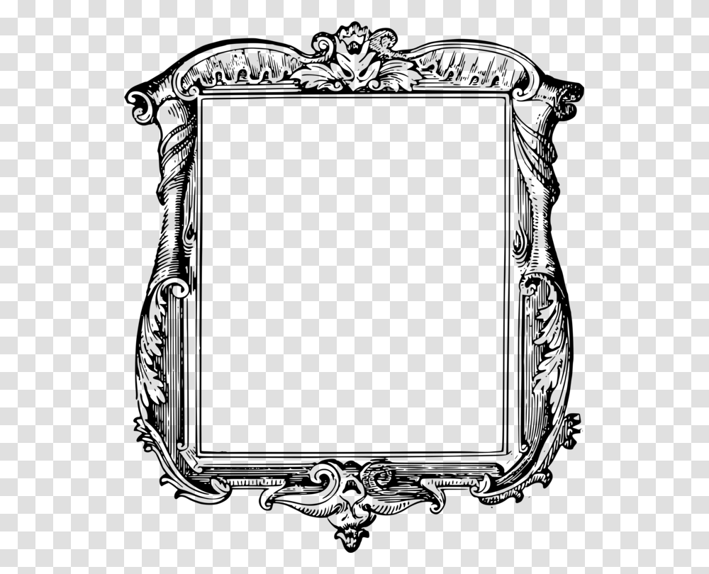 Picture Frames Black And White Decorative Arts Computer Icons Line, Gray, World Of Warcraft Transparent Png