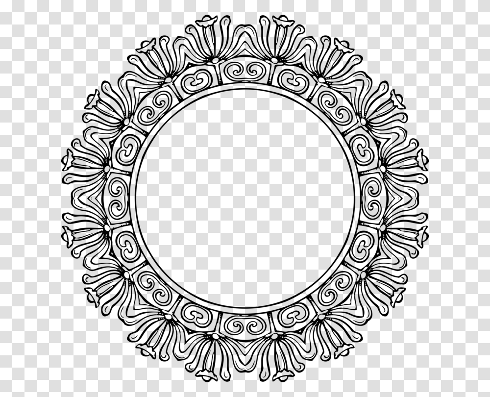 Picture Frames Computer Icons Circle Drawing Ornament Free, Gray, World Of Warcraft Transparent Png