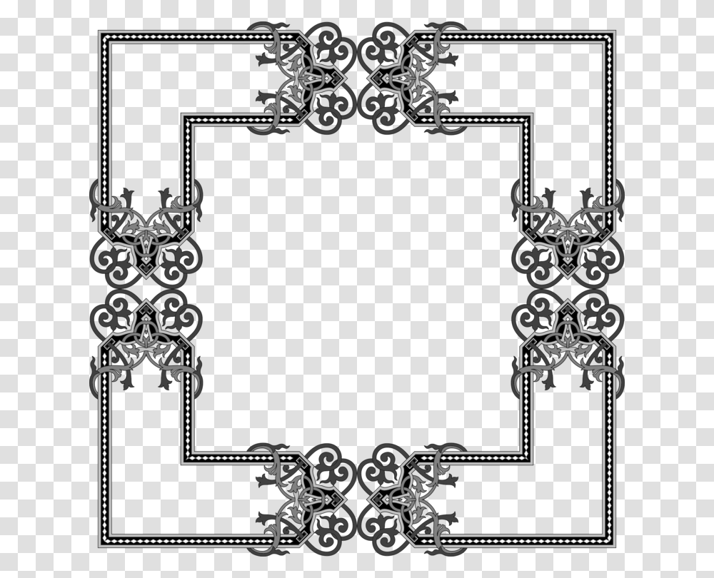 Picture Frames Flower Motion Interpolation Computer Gothic Frames, Pattern, Number Transparent Png