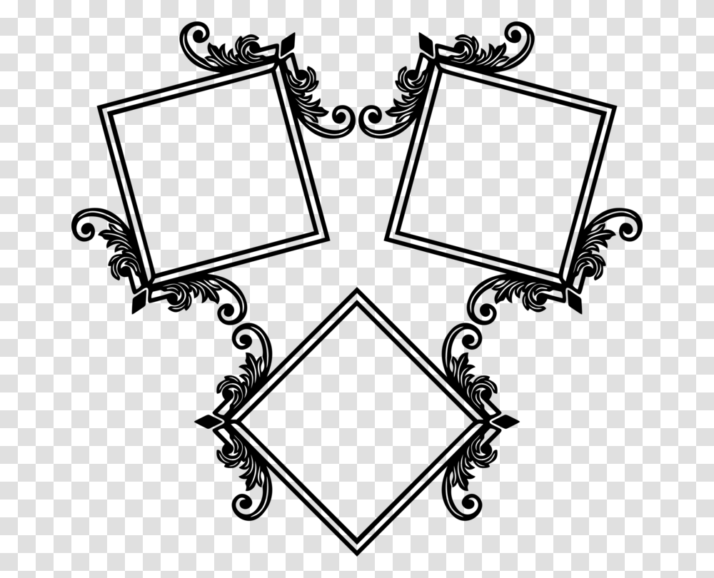 Picture Frames Window Decorative Arts Film Frame Ornament Free, Gray, World Of Warcraft Transparent Png