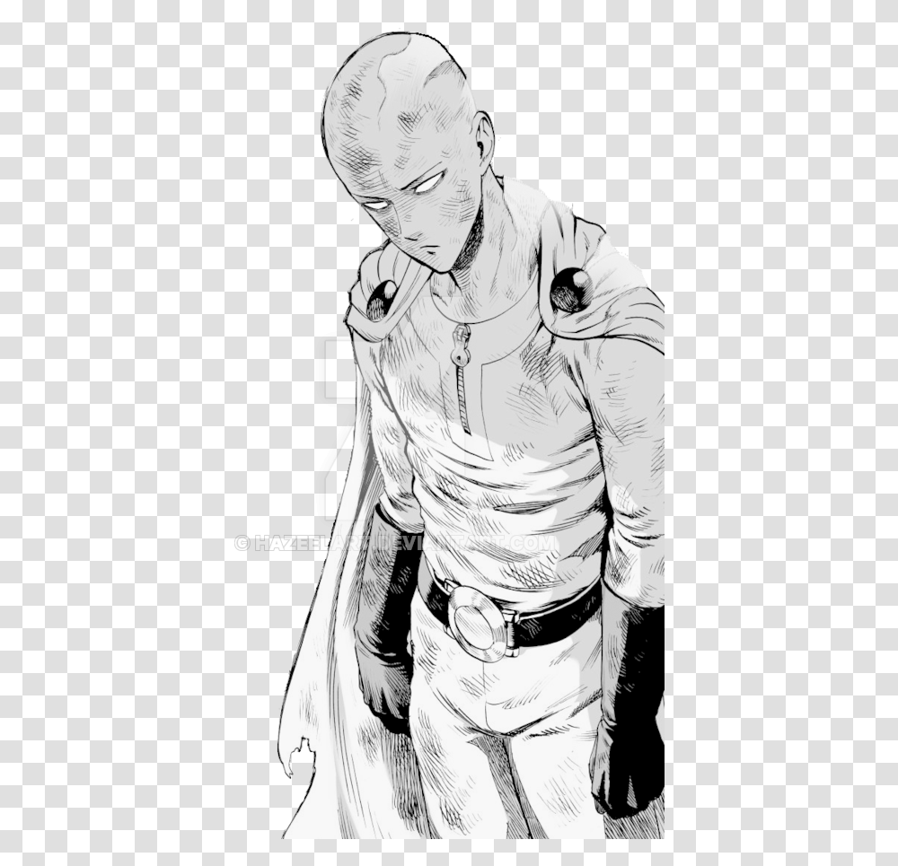 Picture Free Download One Punch Man By One Punch Man Manga Saitama, Comics, Book, Person, Human Transparent Png