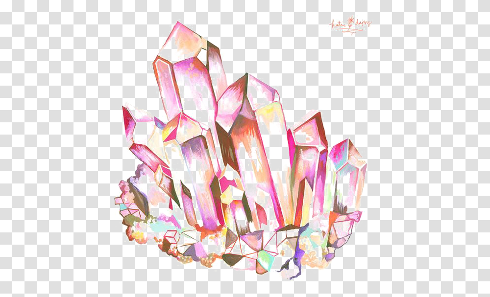 Picture Freeuse Geode Crystal Quartz Ruby Transprent Background Crystal Clipart, Floral Design, Pattern, Paper Transparent Png
