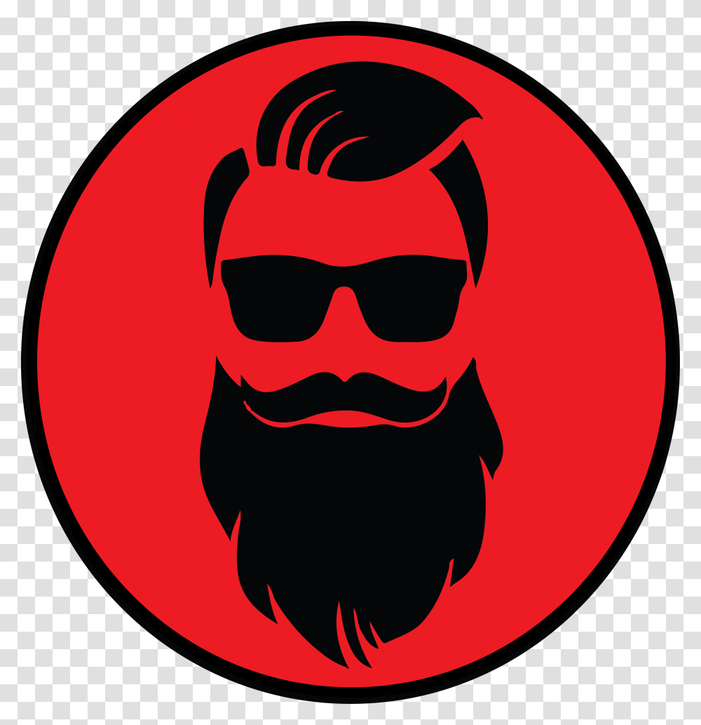 Picture Freeuse Library Beard Clipart Faceless Barber Shop Beard Logos, Label, Sunglasses, Accessories Transparent Png