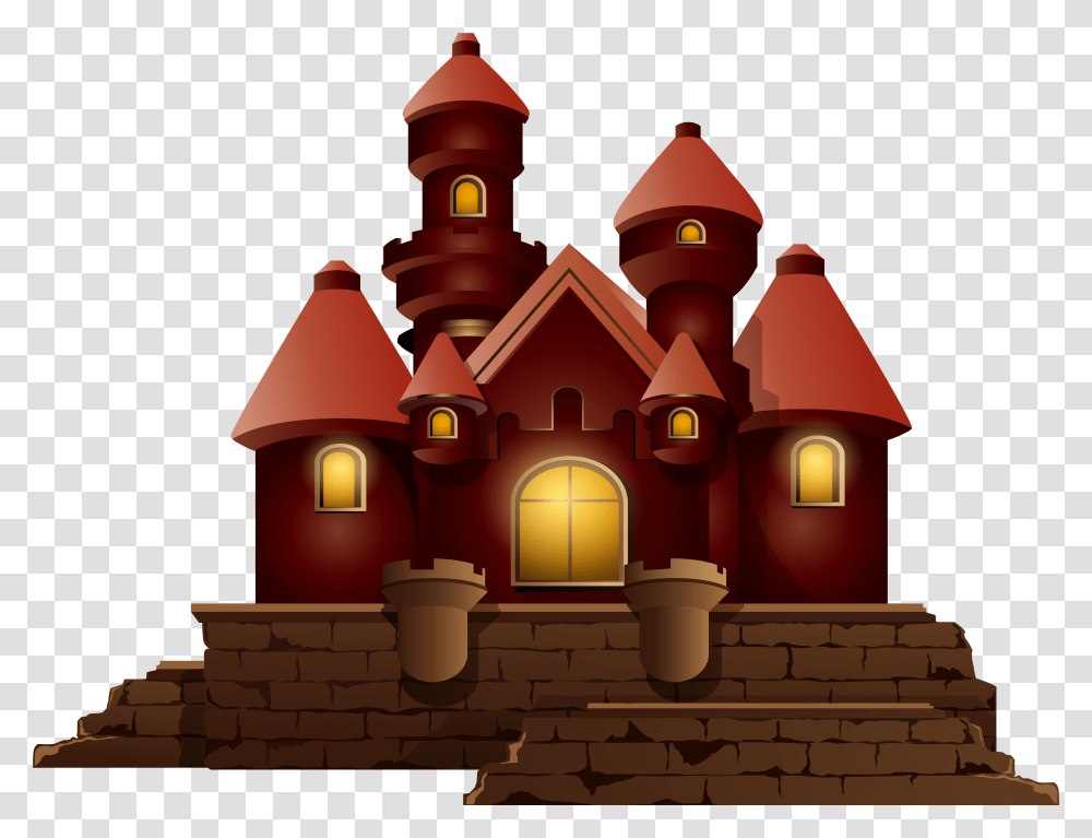 Picture Full Format Small Castle, Minecraft, Lamp, Brick Transparent Png