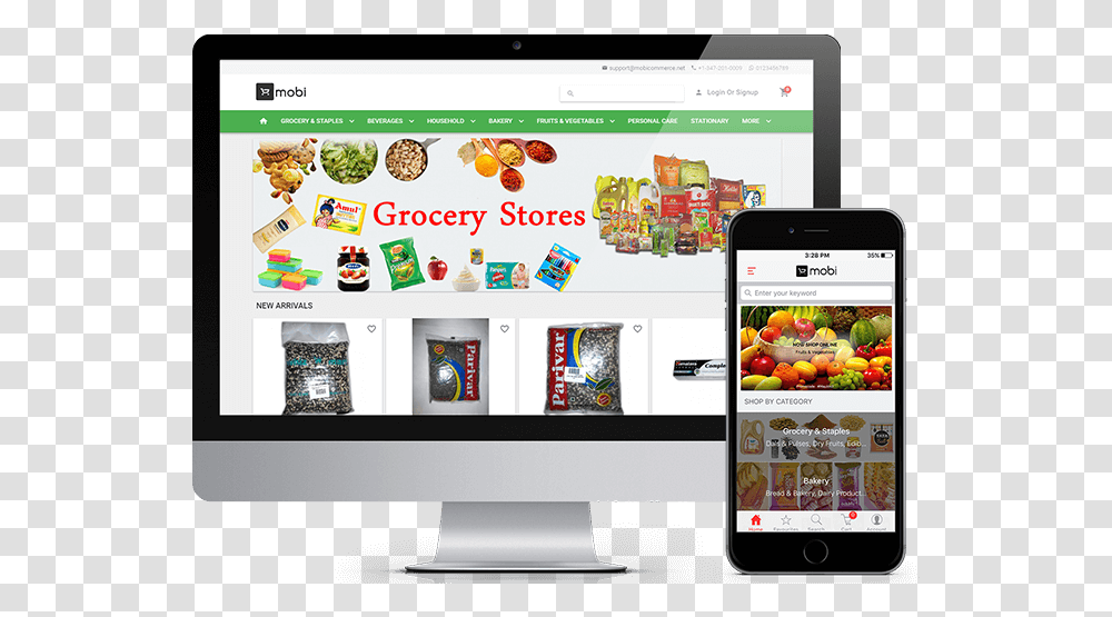 Picture Grocery Online, Computer, Electronics, Mobile Phone, Cell Phone Transparent Png
