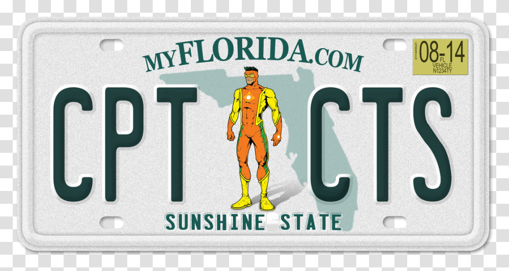 Picture Guy Harvey License Plates Florida, Vehicle, Transportation, Person, Human Transparent Png