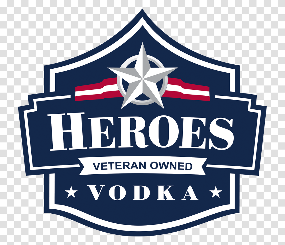 Picture Heroes Vodka Logo, Trademark, Star Symbol, Emblem Transparent Png