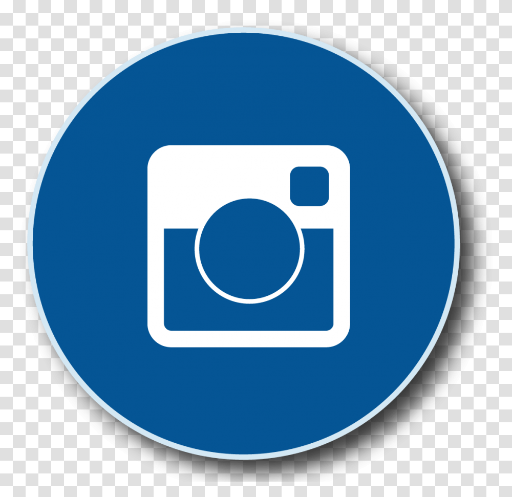 Picture Instagram Button Blue, Logo, Symbol, Moon, Outer Space Transparent Png