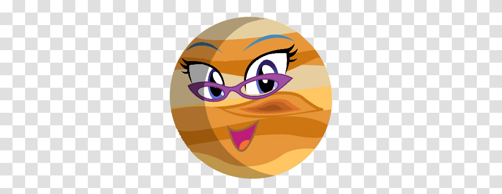Picture Jupiter With A Face, Graphics, Art, Glasses, Photography Transparent Png