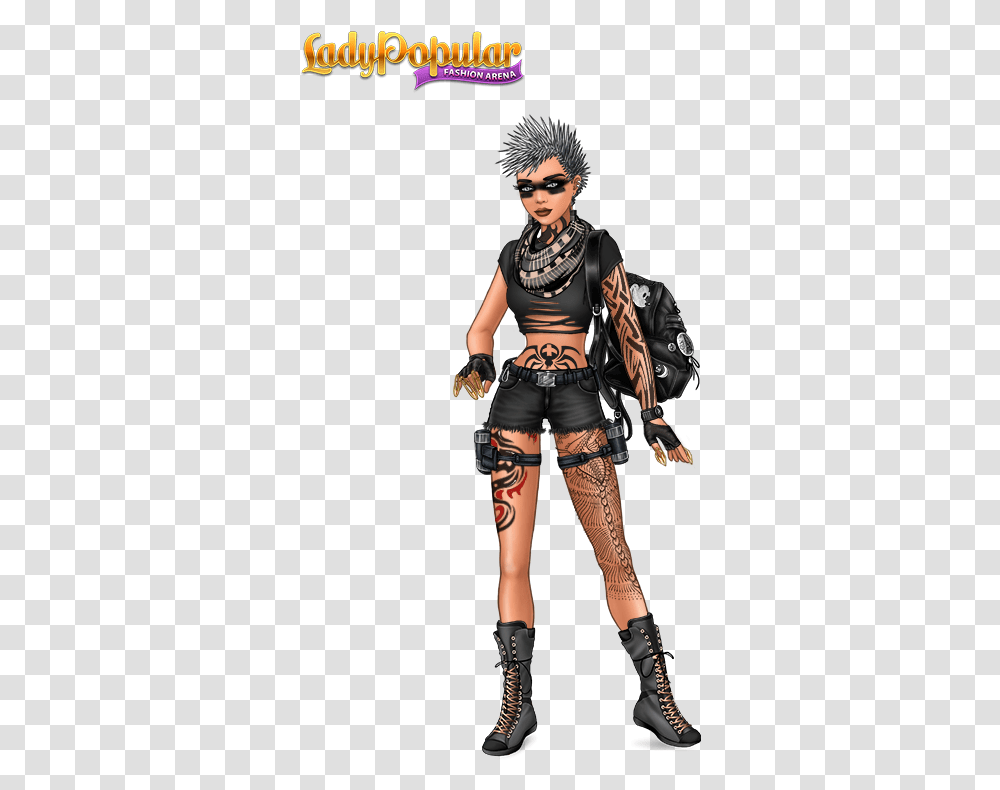 Picture Lady Popular Fashion Arena View, Skin, Person, Costume Transparent Png